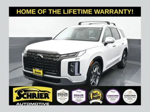 White 2023 Hyundai Palisade Limited for sale in Omaha, NE