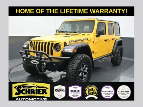 Yellow 2018 Jeep Wrangler Unlimited Rubicon for sale in Omaha, NE