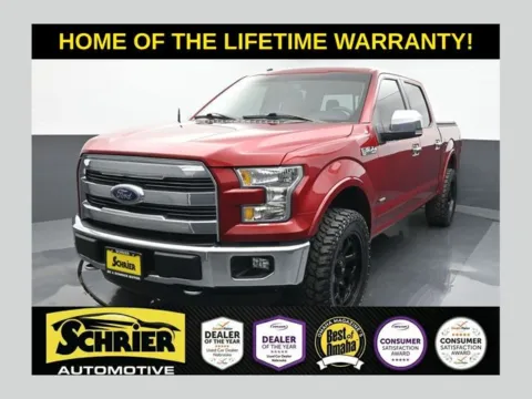 Red 2016 Ford F-150 Lariat for sale in Omaha, NE