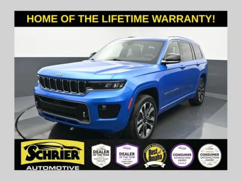 Blue 2023 Jeep Grand Cherokee L Overland for sale in Omaha, NE