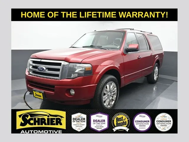 Red 2013 Ford Expedition EL Limited for sale in Omaha, NE