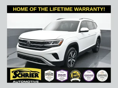 White 2023 Volkswagen Atlas 2.0T SE for sale in Omaha, NE