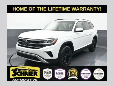 White 2022 Volkswagen Atlas 3.6L V6 SE w/Technology for sale in Omaha, NE