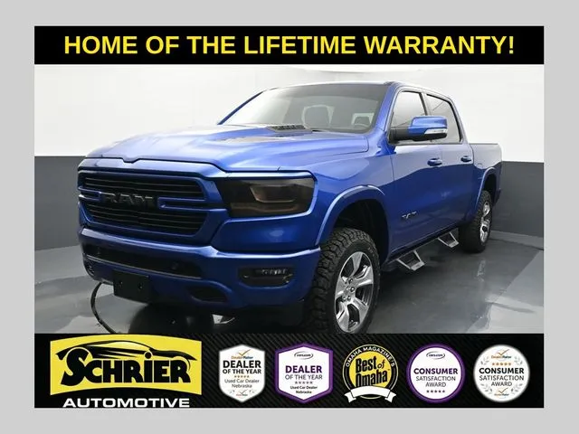 Blue 2019 Ram 1500 Laramie for sale in Omaha, NE