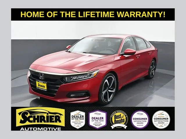 Red 2018 Honda Accord Sport 2.0T for sale in Omaha, NE