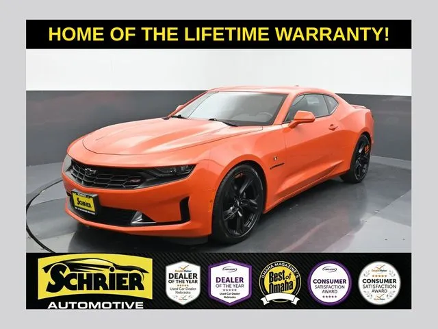 Orange 2019 Chevrolet Camaro 1LT for sale in Omaha, NE
