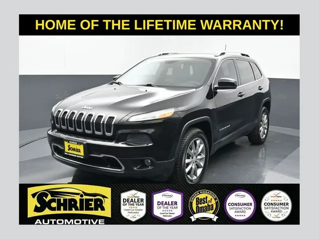 Black 2018 Jeep Cherokee Limited for sale in Omaha, NE