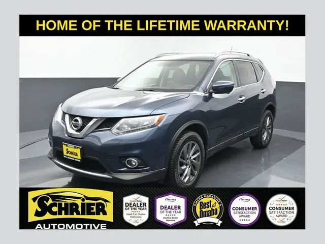 Blue 2016 Nissan Rogue SL for sale in Omaha, NE
