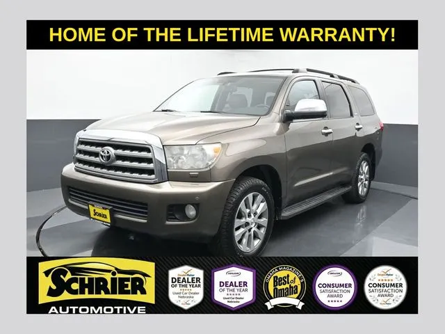 Brown 2015 Toyota Sequoia Limited for sale in Omaha, NE