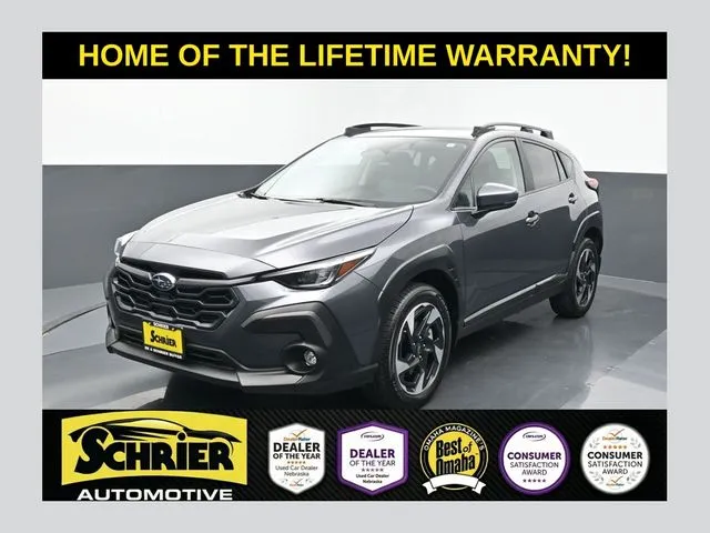 Gray 2024 Subaru Crosstrek Limited for sale in Omaha, NE