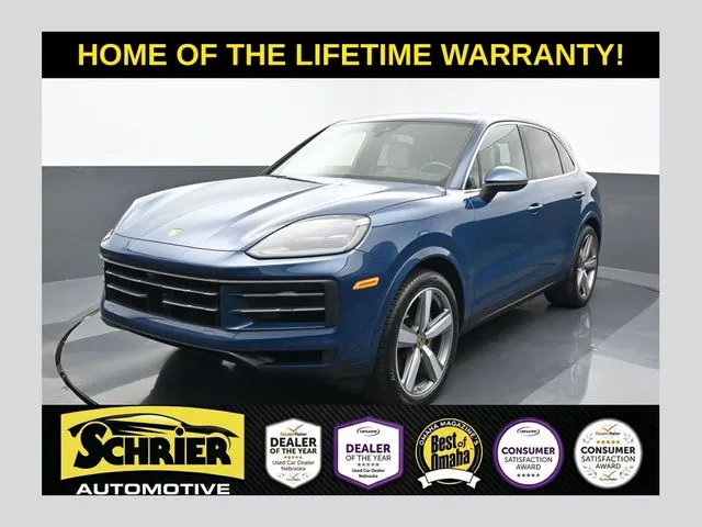 Blue 2024 Porsche Cayenne for sale in Omaha, NE