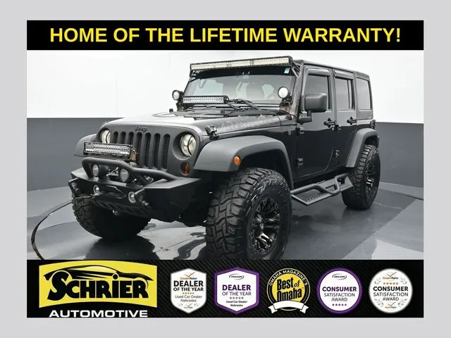 Black 2013 Jeep Wrangler Unlimited Rubicon for sale in Omaha, NE
