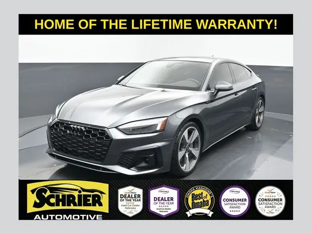 Gray 2021 Audi A5 Sportback 45 S line Premium Plus for sale in Omaha, NE
