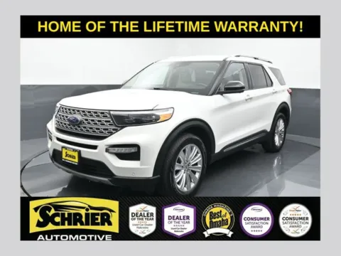 White 2021 Ford Explorer Limited for sale in Omaha, NE