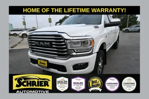 White 2022 Ram 3500 Limited Longhorn for sale in Omaha, NE