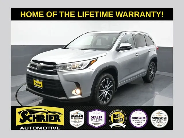 Silver 2017 Toyota Highlander SE for sale in Omaha, NE