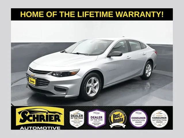 Silver 2018 Chevrolet Malibu LS for sale in Omaha, NE