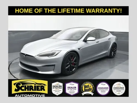 Silver 2025 Tesla Model S Plaid for sale in Omaha, NE
