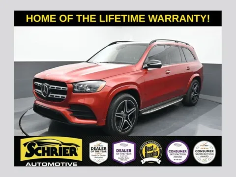 Red 2021 Mercedes-Benz GLS 580 for sale in Omaha, NE