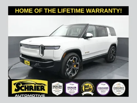 White 2025 Rivian R1S Ascend Tri Motor Max Pack for sale in Omaha, NE