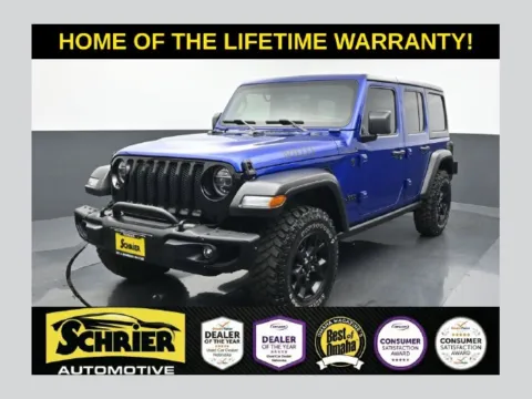 Blue 2020 Jeep Wrangler Unlimited Sport for sale in Omaha, NE