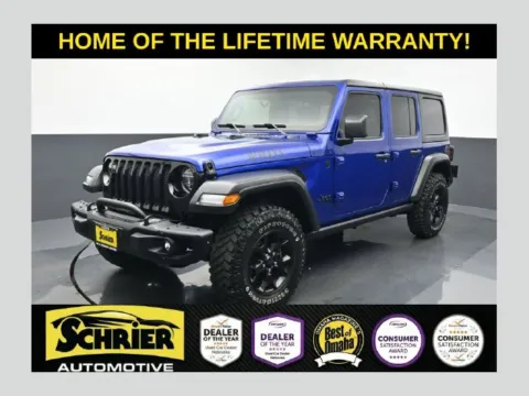 Blue 2020 Jeep Wrangler Unlimited Sport for sale in Omaha, NE
