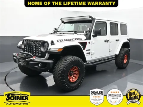 White 2020 Jeep Wrangler Unlimited Rubicon for sale in Omaha, NE