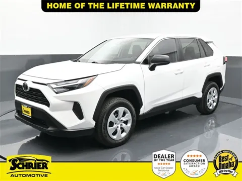 White 2023 Toyota RAV4 LE for sale in Omaha, NE