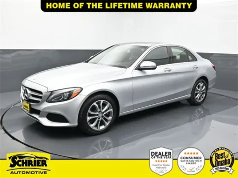Silver 2017 Mercedes-Benz C-Class C 300 for sale in Omaha, NE