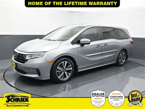 Silver 2021 Honda Odyssey Touring for sale in Omaha, NE