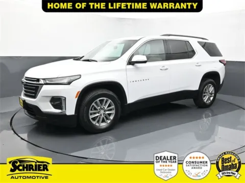 White 2023 Chevrolet Traverse LT for sale in Omaha, NE