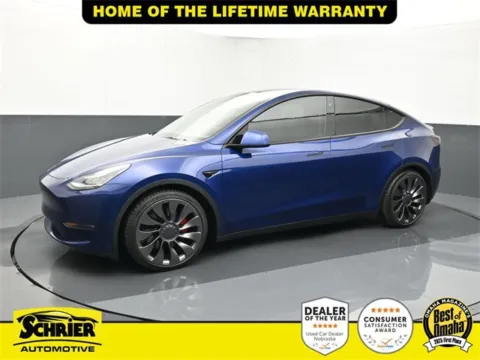 Another view of 2020 Tesla Model Y Performance for sale in Omaha, NE at Schrier Automotive Inc