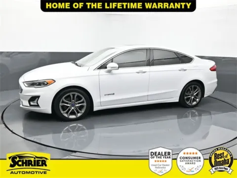 Another view of 2019 Ford Fusion Hybrid Titanium for sale in Omaha, NE at Schrier Automotive Inc