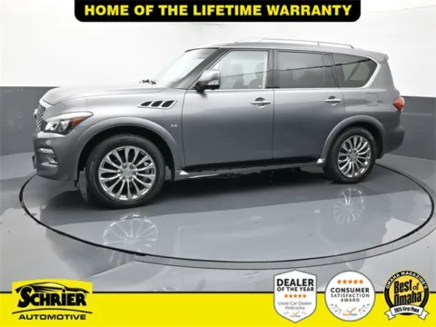 Another view of 2015 INFINITI QX80 for sale in Omaha, NE at Schrier Automotive Inc