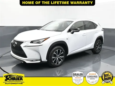 White 2016 Lexus NX 200t F Sport for sale in Omaha, NE