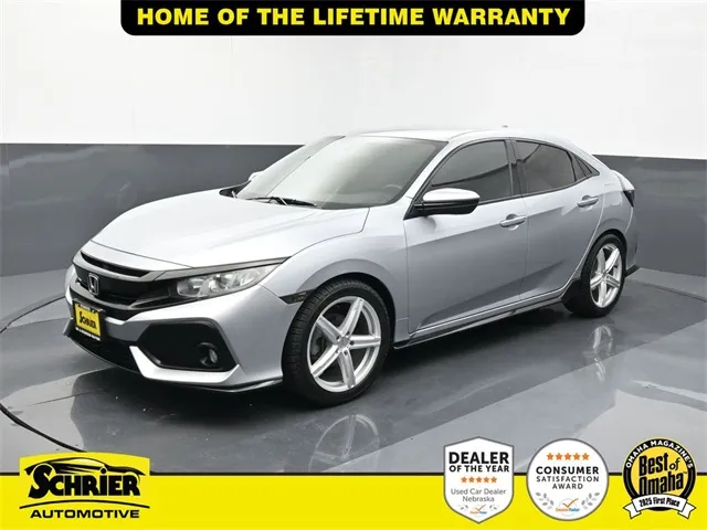 Silver 2018 Honda Civic Sport for sale in Omaha, NE