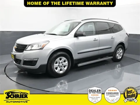 Silver 2015 Chevrolet Traverse LS for sale in Omaha, NE