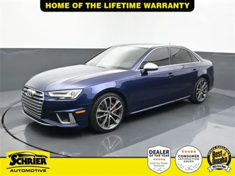 Blue 2019 Audi S4 3.0T Premium Plus for sale in Omaha, NE