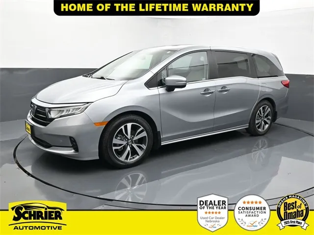 Silver 2023 Honda Odyssey Touring for sale in Omaha, NE