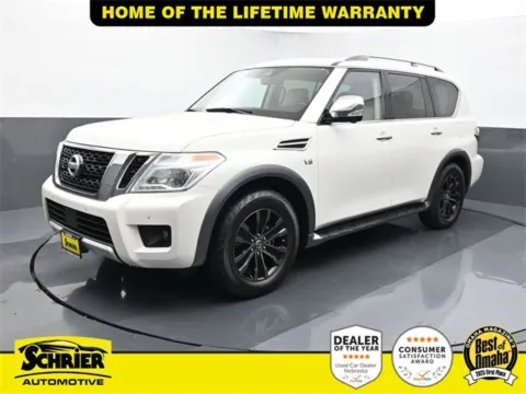 White 2018 Nissan Armada Platinum for sale in Omaha, NE