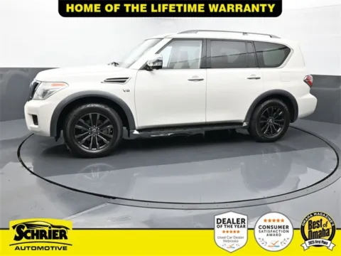 Another view of 2018 Nissan Armada Platinum for sale in Omaha, NE at Schrier Automotive Inc