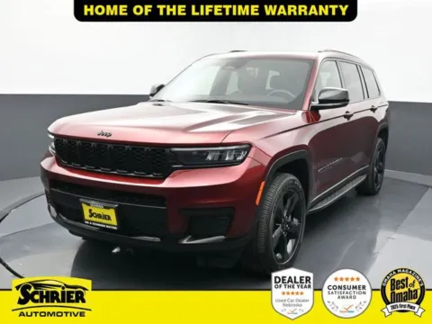 Red 2021 Jeep Grand Cherokee L Altitude for sale in Omaha, NE