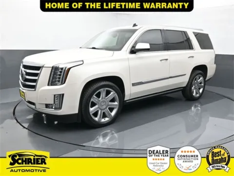 White 2015 Cadillac Escalade Premium for sale in Omaha, NE