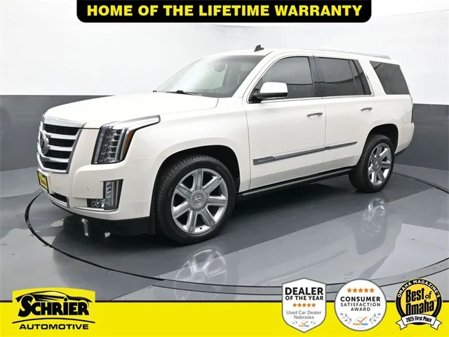 White 2015 Cadillac Escalade Premium for sale in Omaha, NE