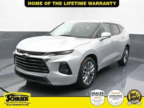 Silver 2021 Chevrolet Blazer Premier for sale in Omaha, NE