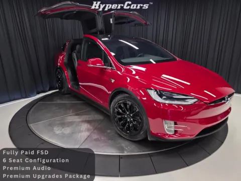 Red 2018 Tesla Model X 100D for sale in New Albany, IN