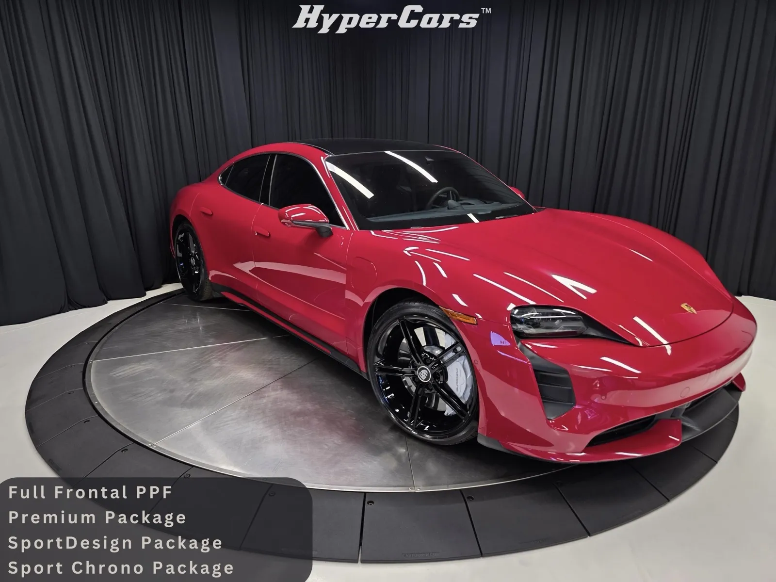 Red 2020 Porsche Taycan Turbo for sale in New Albany, IN