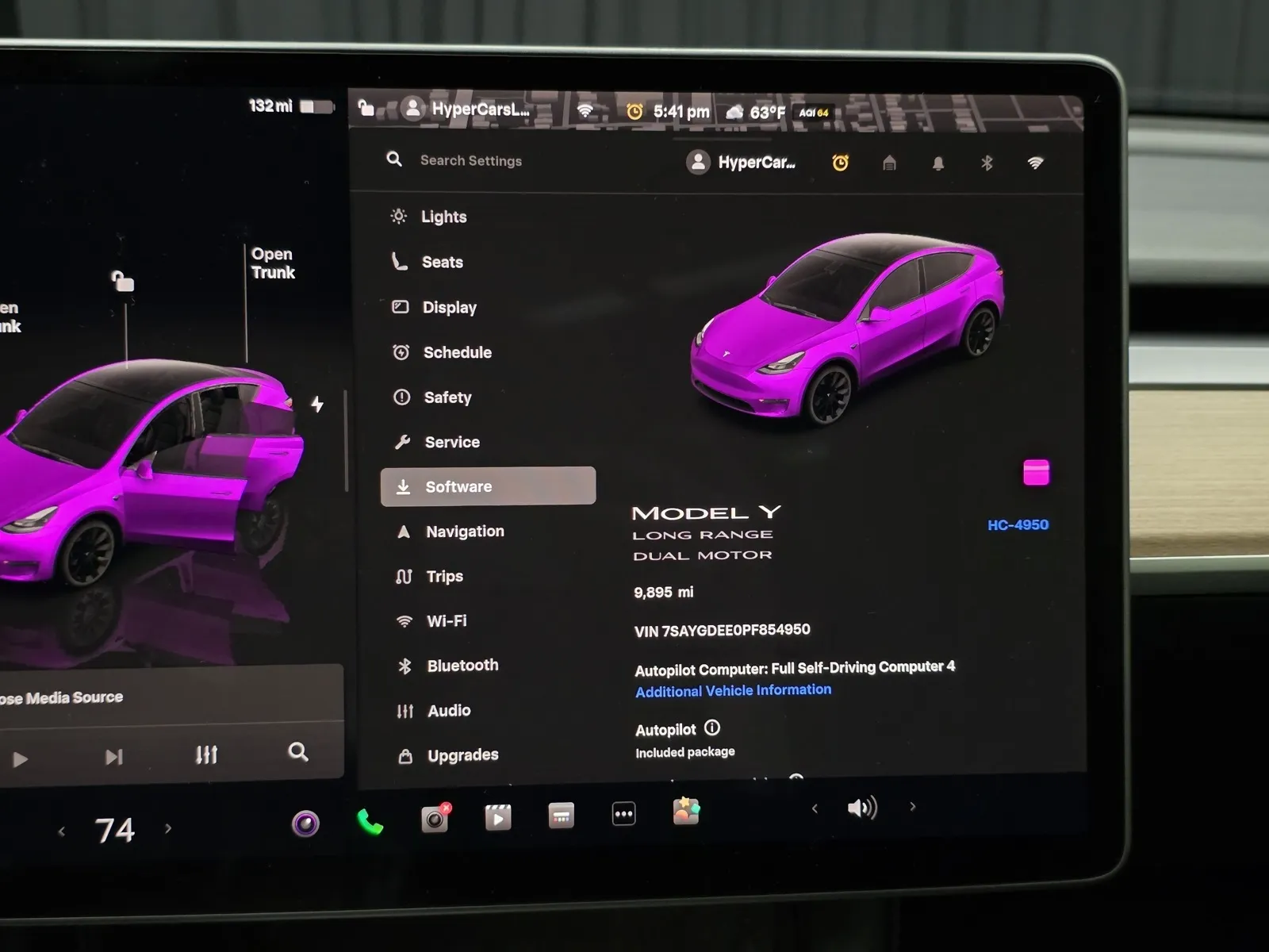 Another view of 2023 Tesla Model Y Long Range for sale in New Albany, IN at HyperCars