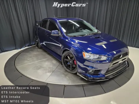 Blue 2013 Mitsubishi Lancer Evolution GSR for sale in New Albany, IN
