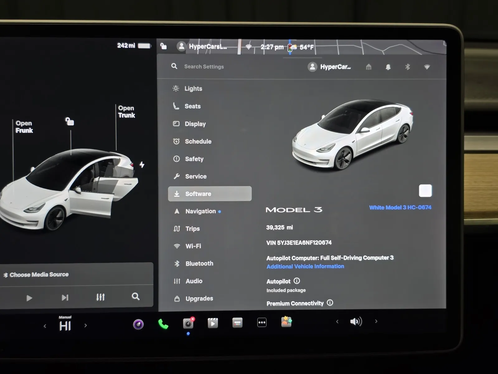 Another view of 2022 Tesla Model 3 for sale in New Albany, IN at HyperCars